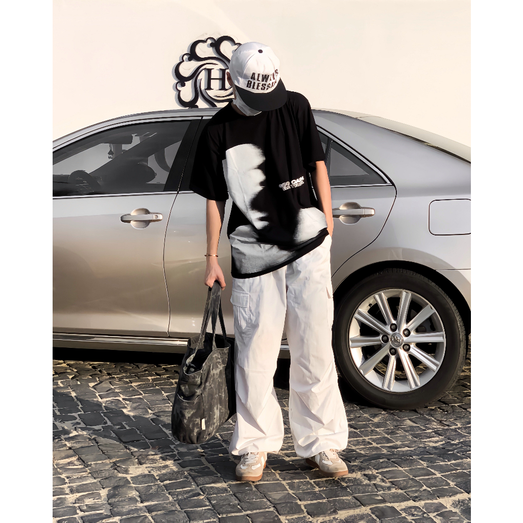 Áo Thun BAD TEMPER vải thun cotton thoáng mát tay lỡ form unisex rộng rãi brand Calem Club chính hãng