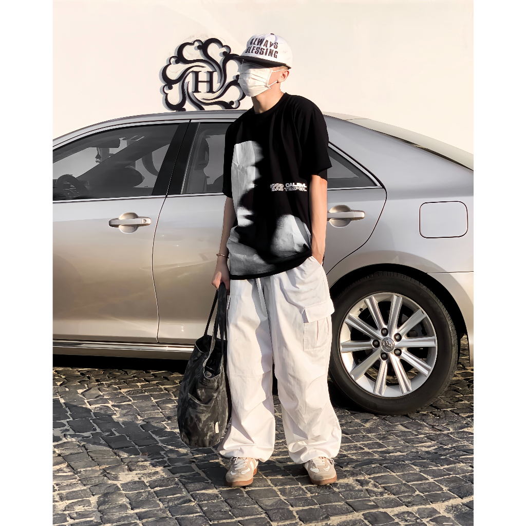 Áo Thun BAD TEMPER vải thun cotton thoáng mát tay lỡ form unisex rộng rãi brand Calem Club chính hãng