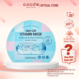 Mặt Nạ Banobagi Dưỡng Sáng, Cấp Nước Cho Da Stem Cell Vitamin Mask 30g - Whitening & Aqua Hydrating