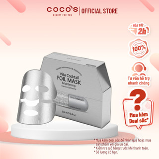 Combo 10 Mặt Nạ Dưỡng Da Banobagi Vita Cocktail Brightening Foil (30ml x10) [BRIGHTENING THIẾC]