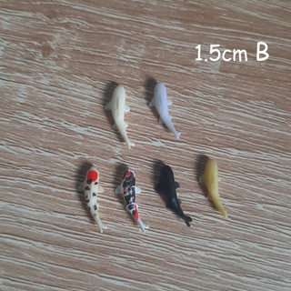 MÔ HÌNH lẻ 1 con cá koi mini 12mm/14mm/18mm bằng đất sét tự khô