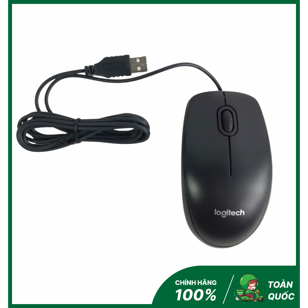 Chuột máy tính LOGITECH B100 có dây