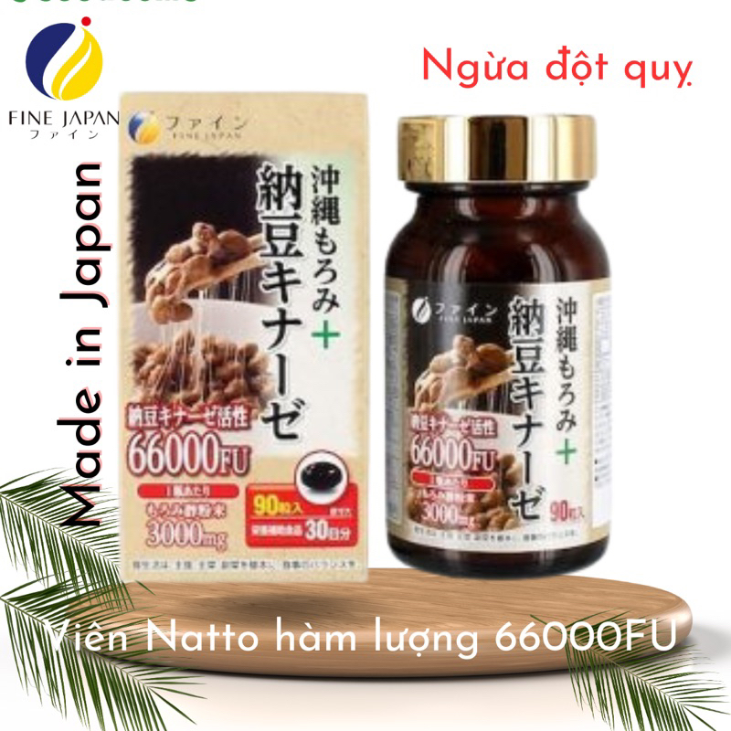 - Date 7/2025 Viên Natto Kinase hàm lượng 66000 FU nội địa Nhật