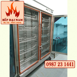 Tủ sấy bát công nghiệp, tủ sấy khử trùng, tủ sấy bát đĩa 3 lớp 1200l, tủ sấy 2 cánh kính