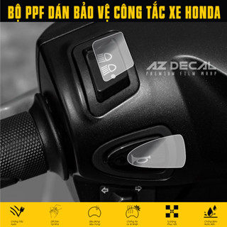 Bộ 5 Miếng PPF Dán Bảo Vệ Công Tắc Xe Honda Wave A Lead Wave SRX Air Blade AB Winner X Vario 125 150 Blade