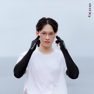  Găng tay ống tay dài hở ngón SWAT chống nắng nam nữ vải co dãn mát mịn đi xe hoạt động ngoài trời 