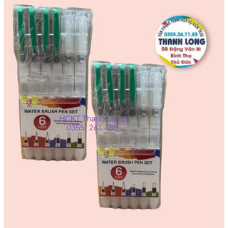 Hckt - bút cọ nước nguyên set 6 cây