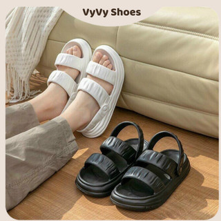 Sandal quai nhún sandal học sinh đi được 2 kiểu tiện lợi