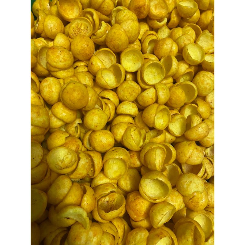 1kg snack tôm phồng cay, đóng túi zip