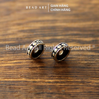 [1 Cái] Charm Cách Ngang Bạc 925 7MMx2MM, Phụ Kiện Phối Vòng Tay, Chuỗi Hạt, Trang Sức Phong Thuỷ, Chuỗi Hạt - Bead Art
