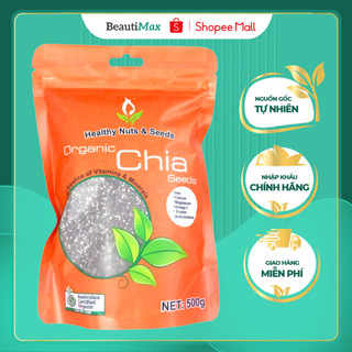Hạt chia Úc Organic Chia Seed Nature Superfood hữu cơ gói 500g BeautiMax