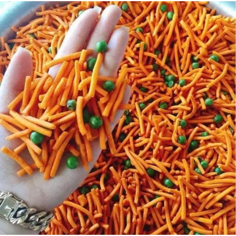 1kg snack tăm đậu Hà Lan, đóng túi zip