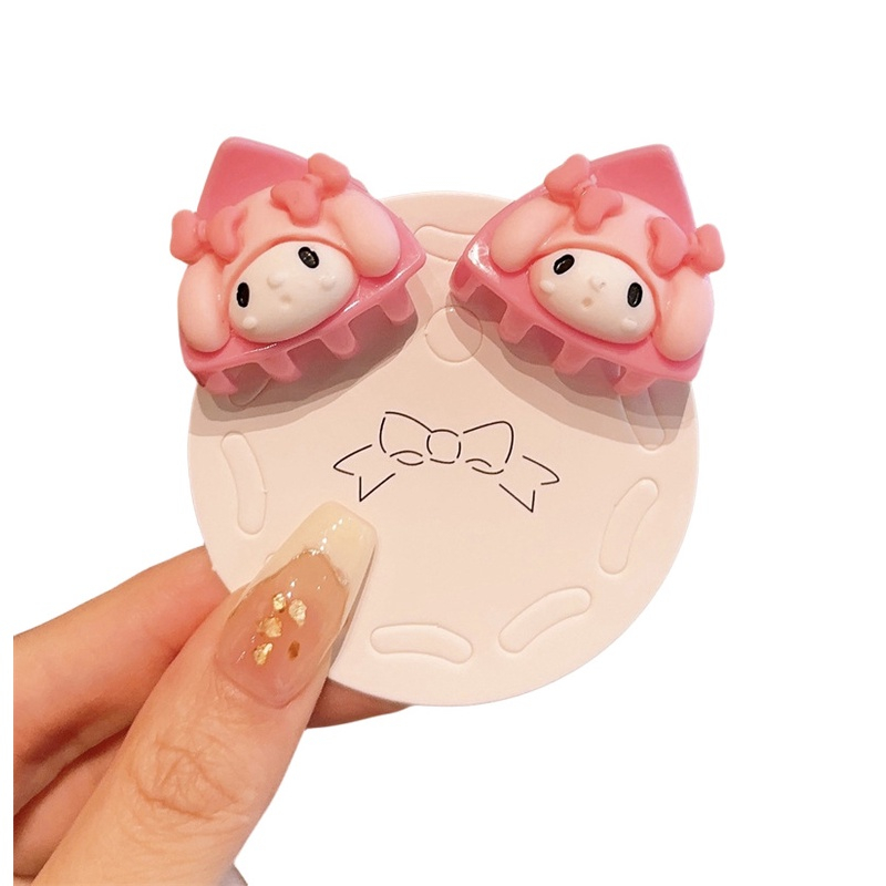 MVP3285 Set 2 Kẹp Tóc Hình Tai Mèo Dễ Thương Cho Bé Gái