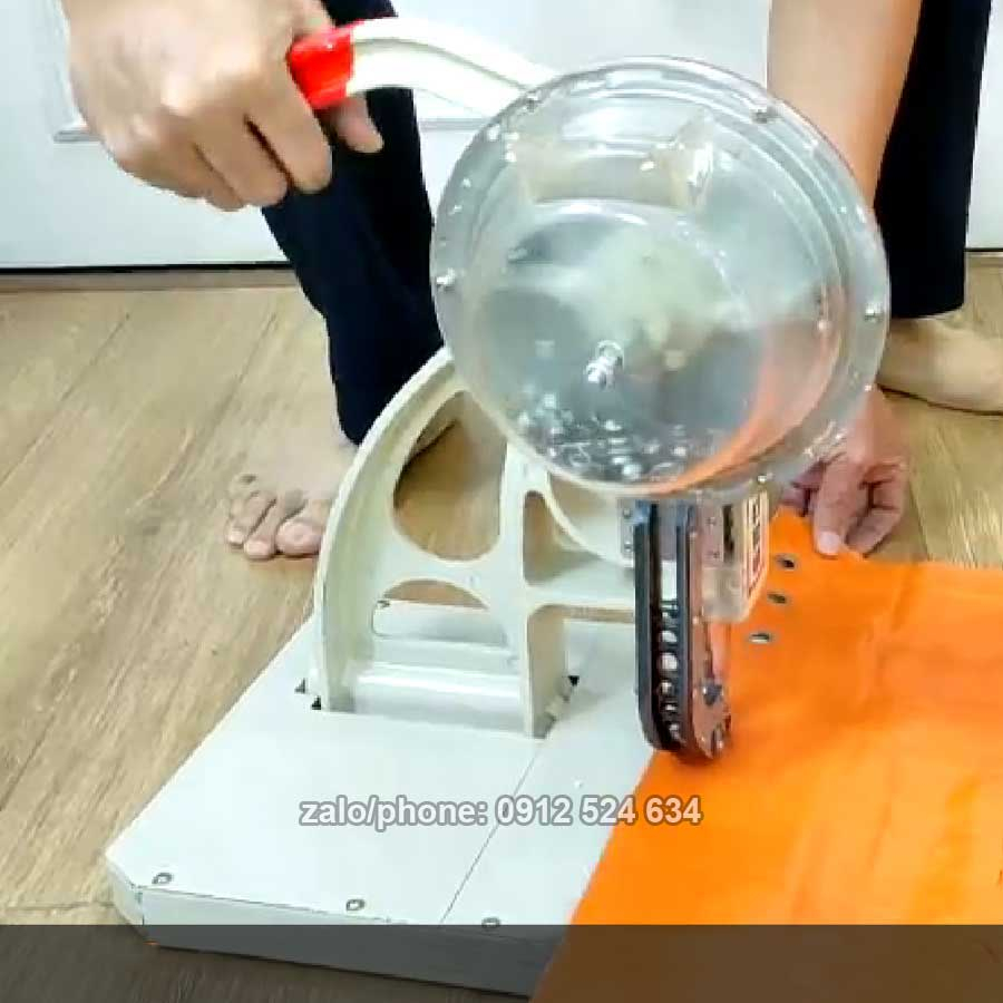 Máy dập khoen mắt cáo, máy dập khuy bạt bán tự động loại 10mm