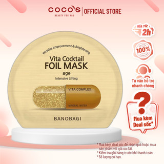 Mặt Nạ Dưỡng Da Banobagi Vita Cocktail Age Foil Mask Intensive Lifting 30ml - [BANOBAGI VÀNG THIẾC]