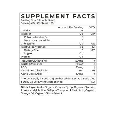 Glutathione Cymbiotika Hộp 25 gói