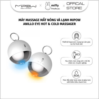Máy massage mắt nóng và lạnh mipow anillo eye hot & cold massager – ci-500
