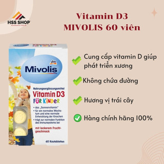 Viên ngậm mivolis vitamin D3