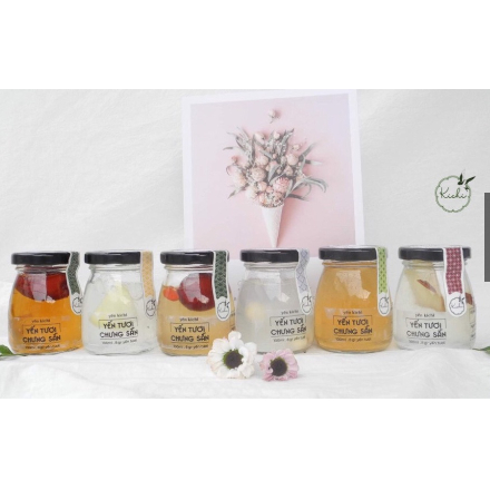 COMBO 10 Hũ sữa chua thủy tinh, hũ chưng yến dung tích 100ml nắp vặn, làm caramen, yến chưng