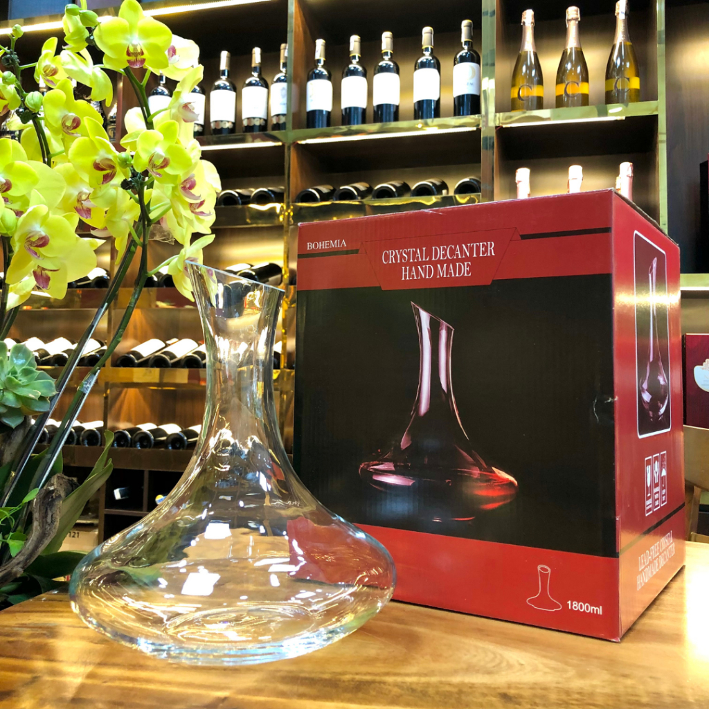 Decanter, Bình thở ruou vang pha lê Wine Wander