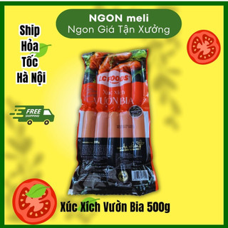 Xúc xích vườn bia chiên nướng, thả lẩu 500g NGON meli Giao Hàng Hỏa Tốc Tại Hà Nội