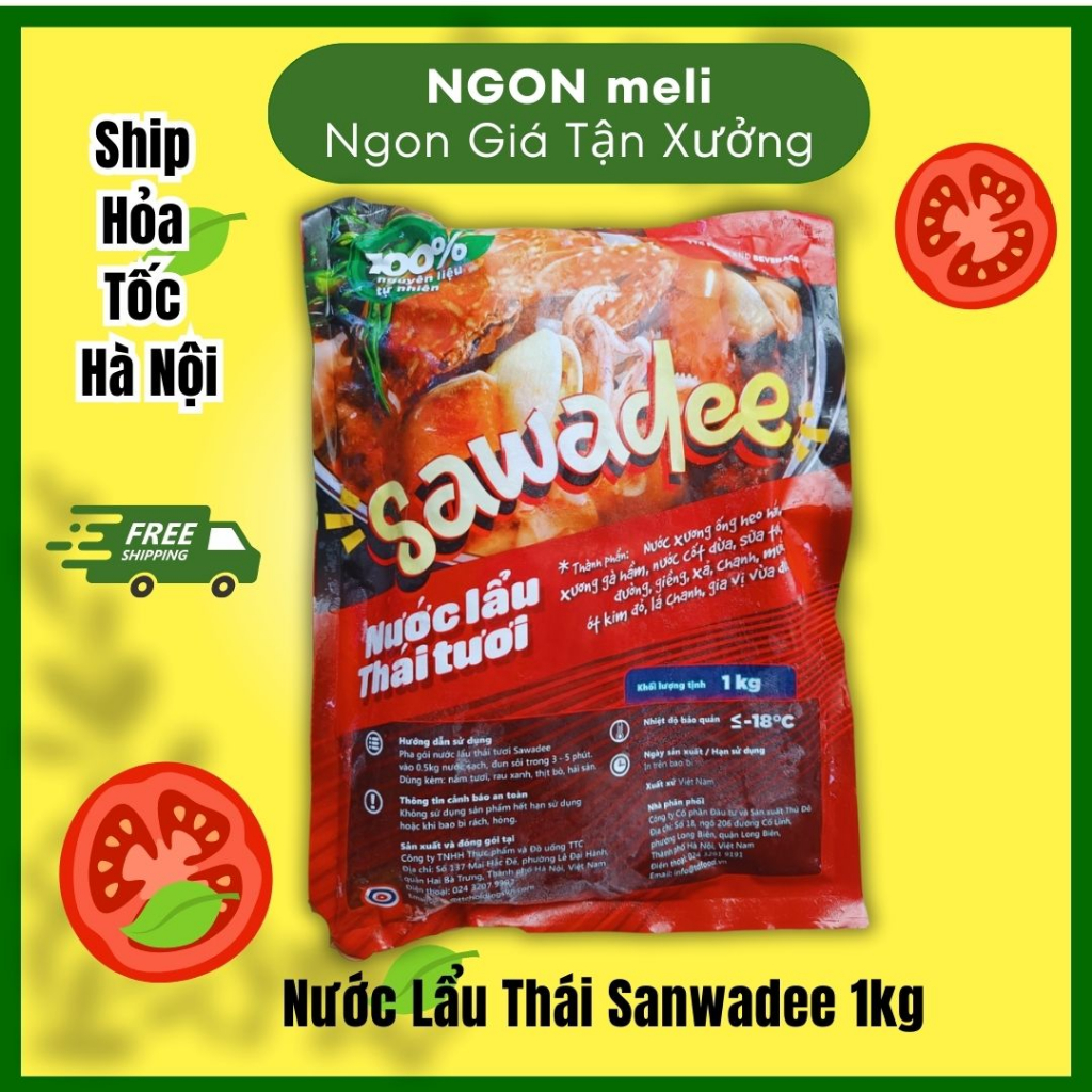 Nước lẩu Thái sawade 1kg NGON meli Giao Hàng Hỏa Tốc Tại Hà Nội