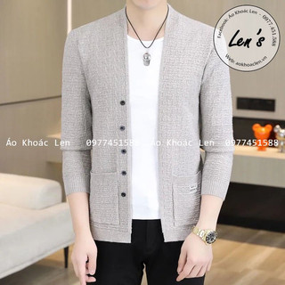 Áo khoác len nam, áo khoác nam cardigan nàng len