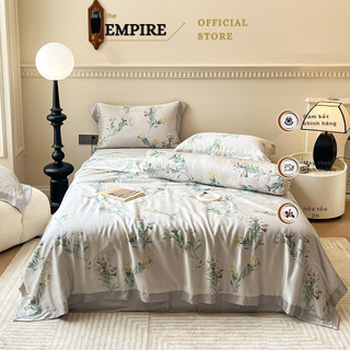 Bộ chăn ga gối 5 món Tencel Cao Cấp EMPIRE bộ chăn nệm ga gối đệm ra drap ga trải giường đẹp - Bình Châu Bedding & Decor