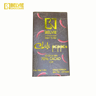 Sô-cô-la Belvie vị ớt 70% cacao - 80gram