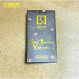 Socola Cafe Belvie 70% Cacao-Socola Đen - 27gram