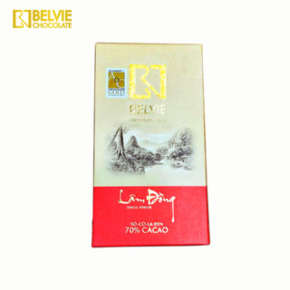 Socola Đen Belvie Lâm Đồng 70% Cacao - 27gram
