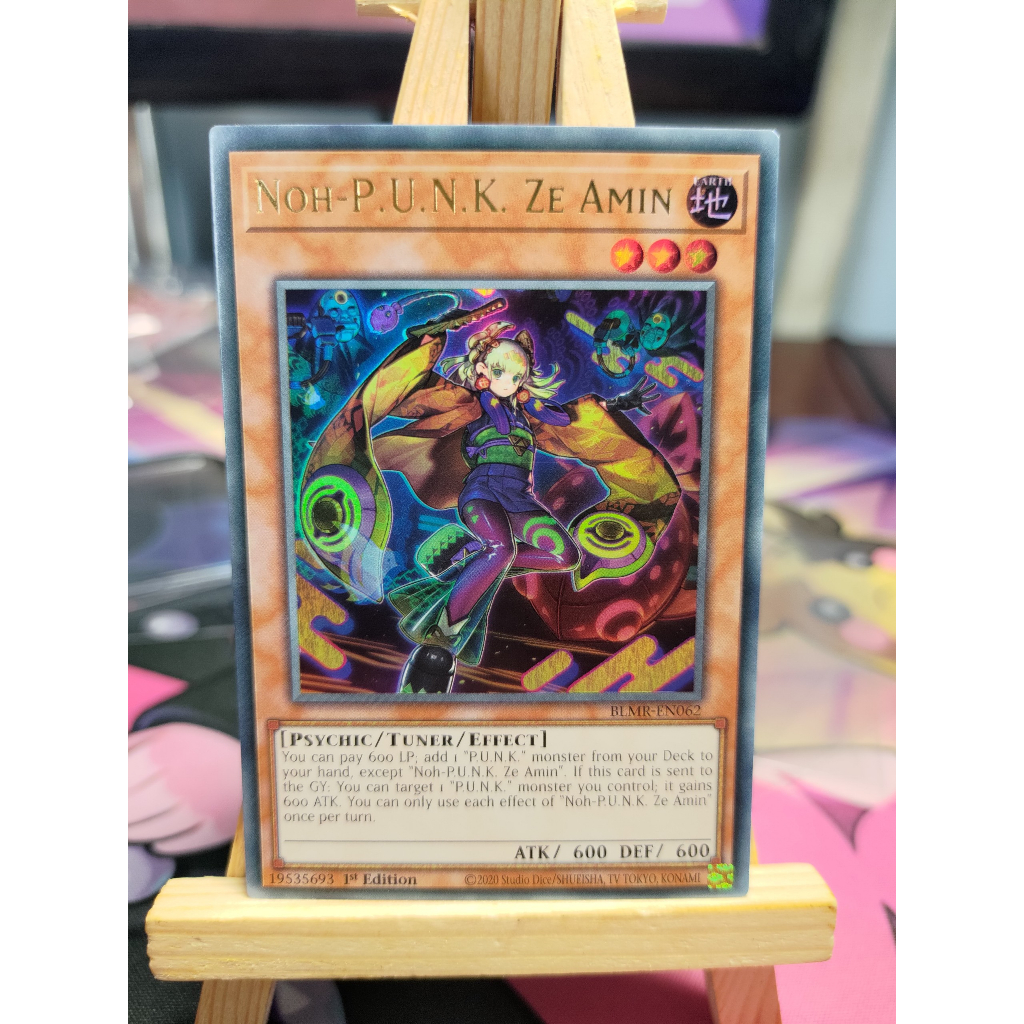 [KW2 Yugioh] [EN-UK] Thẻ bài Noh-P.U.N.K. Ze Amin - BLMR-EN062 - Ultra Rare 1st Edition