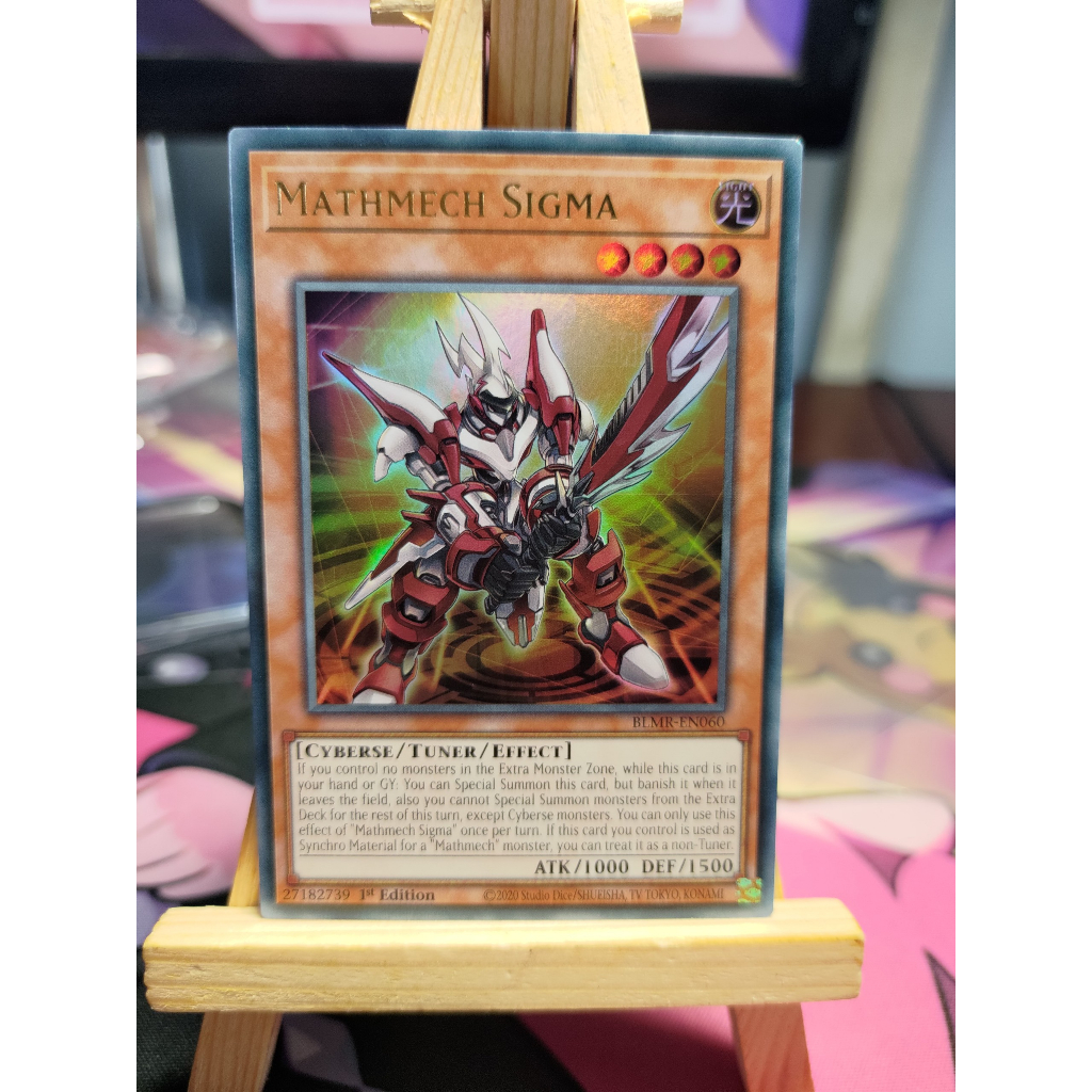 Thẻ bài Mathmech Sigma - BLMR-EN060 - Ultra Rare 1st Edition