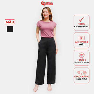 Quần Nữ 𝐂𝐀𝐑𝐃𝐈𝐍𝐀 Chất Tuyết Mưa Cao Cấp Cạp Cao Ống Suông Thanh Lịch 3QF28