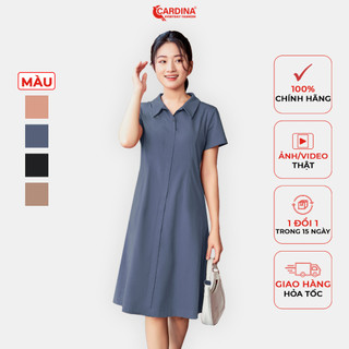 Đầm Polo Nữ 𝐂𝐀𝐑𝐃𝐈𝐍𝐀 Chất Cotton Cao Cấp Dáng Chữ A Năng Động 3VP04