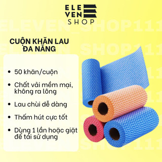 Cuộn 50 Khăn Vải Không Dệt Lau đazinăng phòng bếp B088