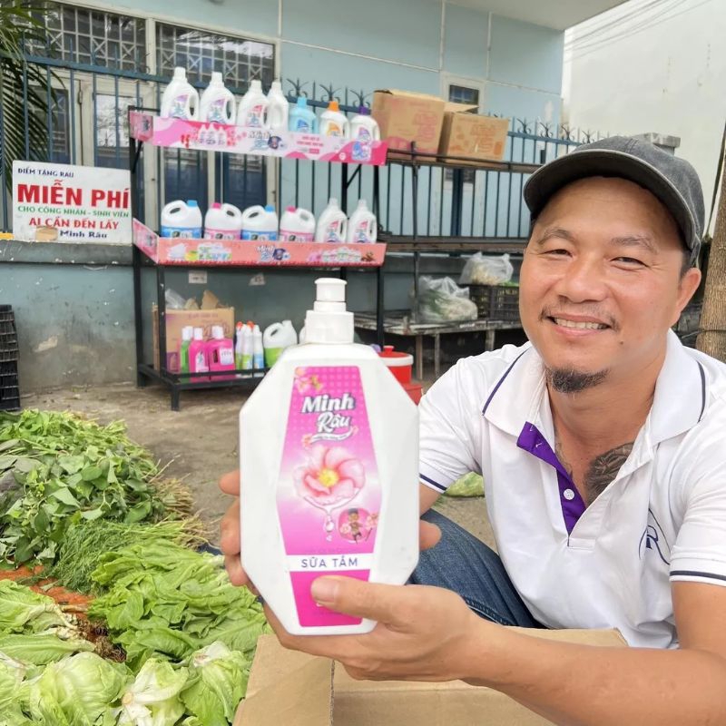 sữa tắm cao cấp Minh Râu