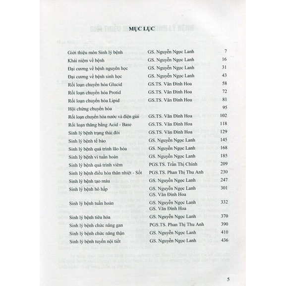 Sách - Sinh Lý Bệnh Học