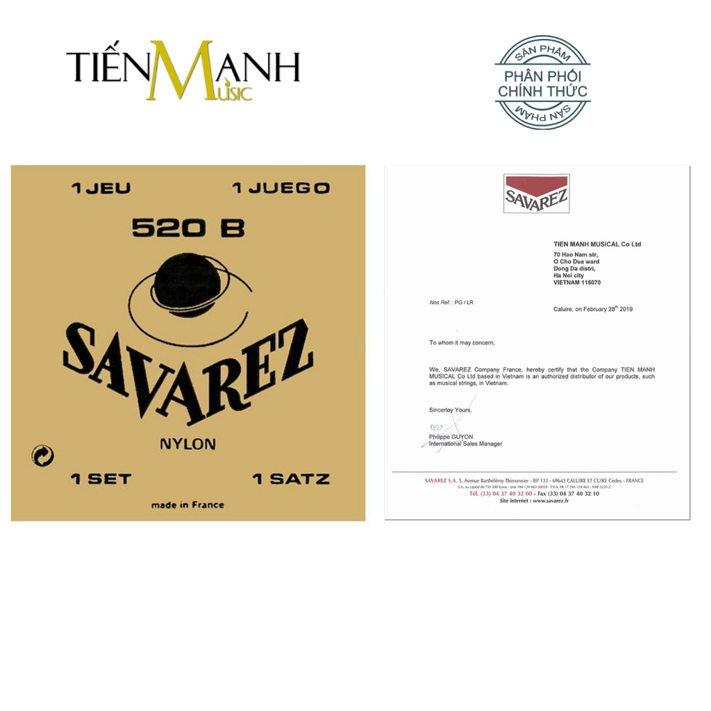 Bộ dây Đàn Guitar Classic Savarez 500CJ, 520B, 510CJ, 510CR, 510CRJ, 510AJ, 510AR, 510ARJ, 540J 540R 540ARJ