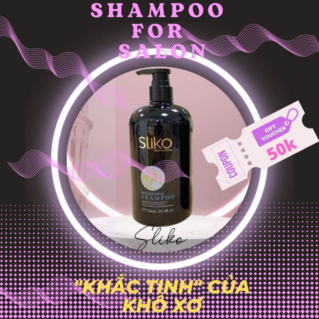 Dầu Gội SLIKO Hương nước hoa Dưỡng tóc khô xơ rối Công thức chuẩn salon | RumBalla