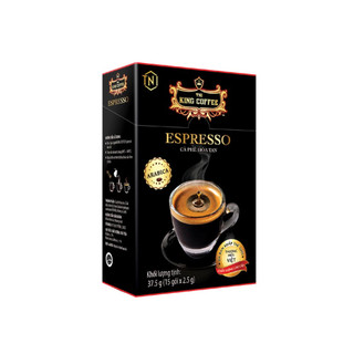 Cà Phê Hòa Tan Đen Espresso Hộp 15 gói *2,5 gram