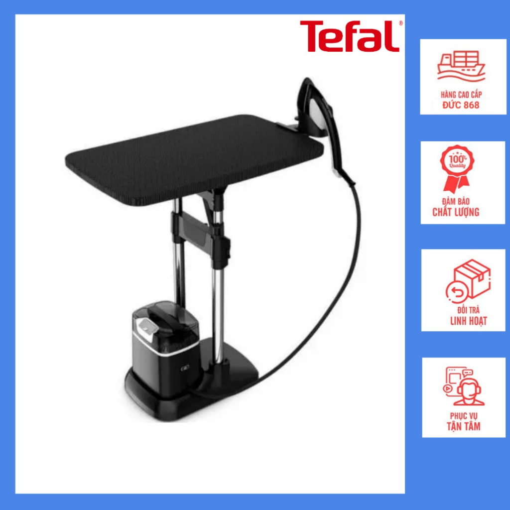 Bàn là ủi cây đứng hơi nước Tefal All in one ixeo QT1510, model cao cấp - Nhập Đức