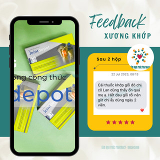  Jointdepot viên xương khớp hỗ trợ giảm đau thoái hóa khớp - Hộp 40 viên 4 vỉ  