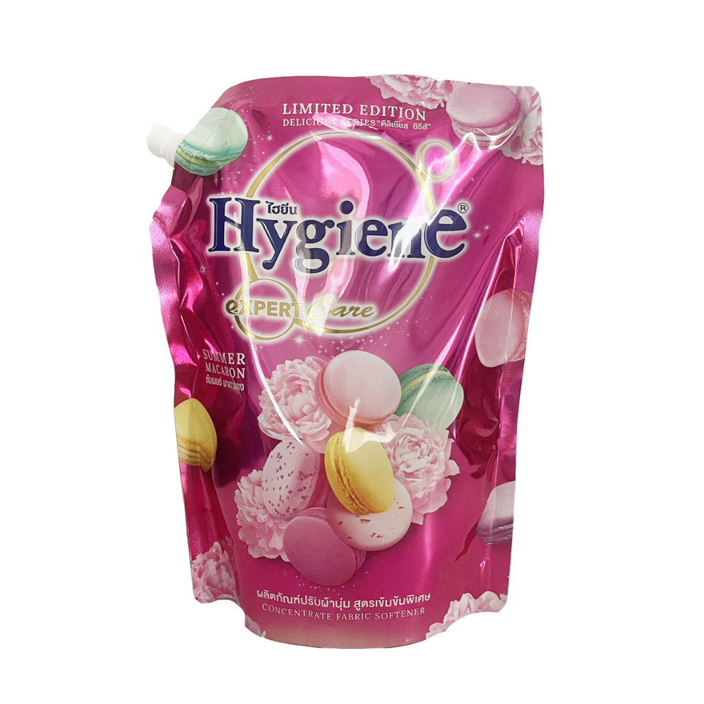 Nước Xả Vải Hygiene Thái Lan đậm đặc Extra Concentrate Delicius Series Summer Macaron túi 1150ml (combo 3 Túi)