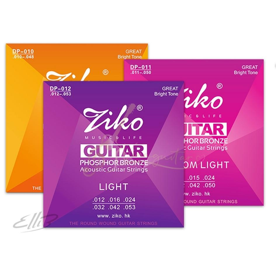 Dây đàn Guitar Acoustic Ziko Photphor Bronze DP Có Lớp Phủ Tăng Độ Bền Dây