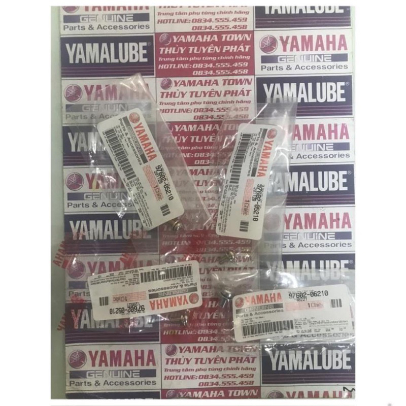 Combo 4 ốc bắt hộp sên sirius xăng cơ chính hãng yamaha  cao cấp tại shop.
