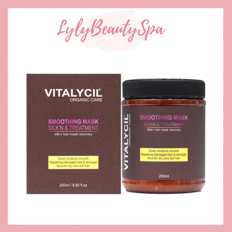 Kem ủ tóc VITALYCIL suôn mượt phục hồi keratin cho mái tóc bóng bẩy