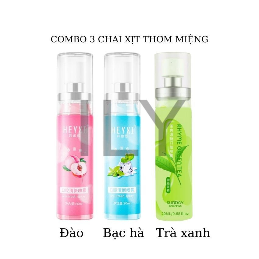 Xịt Thơm Miệng Hoa Quả Thơm miệng sạch sẽ thơm tho ILY