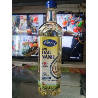 Dầu ăn Simply đậu lành 1L- Date mới tinh