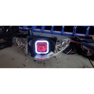 Pha đèn sirius hello lên bi titan black 2.0